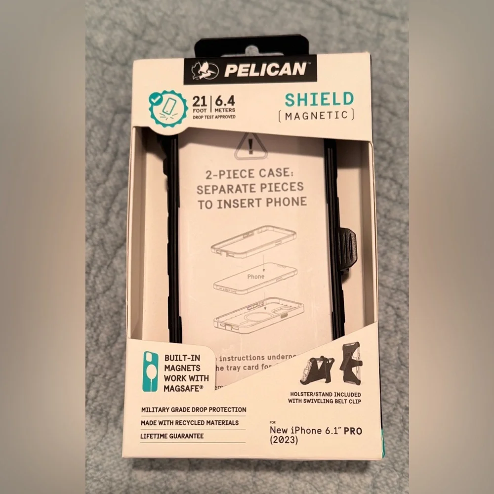 Pelican cell phone case for iPhone 15 Pro